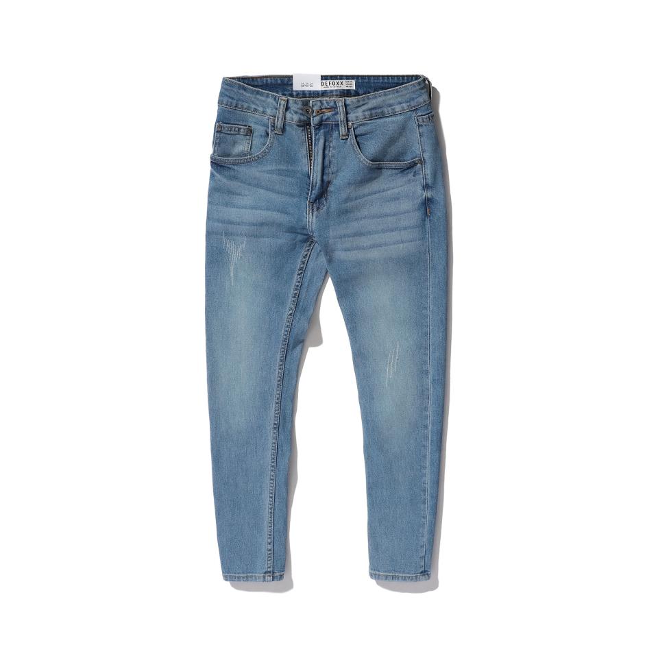 QUẦN JEAN DEFOXX XANH WASH CÀO 230407