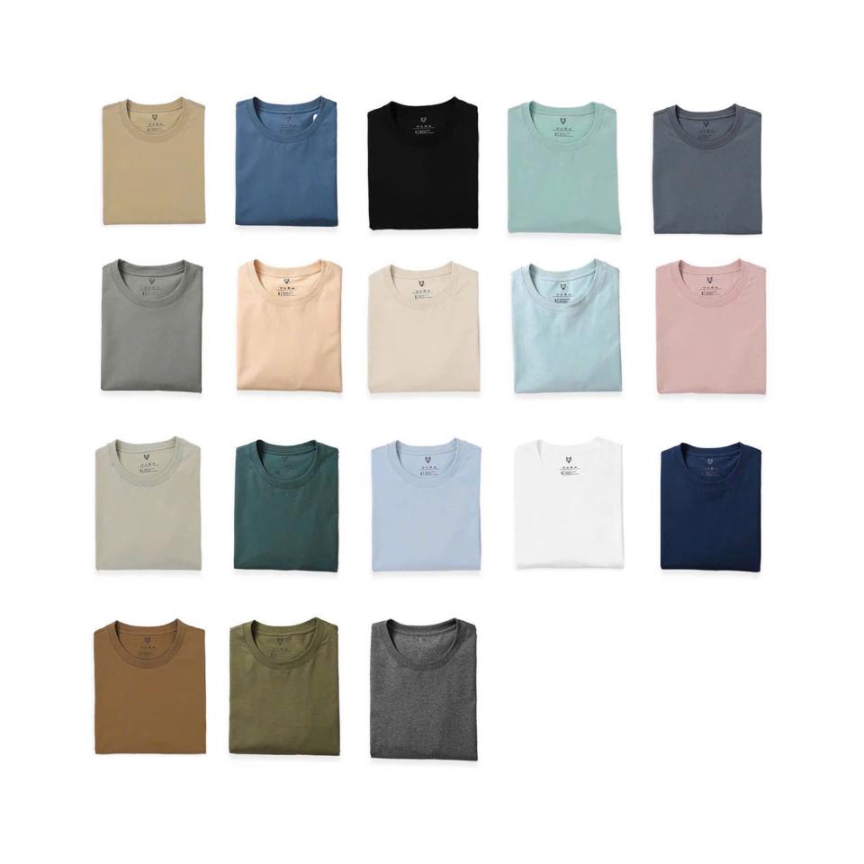 ÁO THUN COTTON TRƠN 4C S25 BASIC