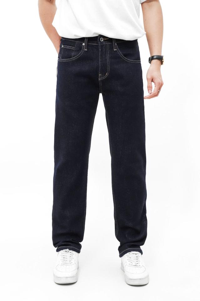 QUẦN JEAN REGULAR FIT CHÂN XANH 241219